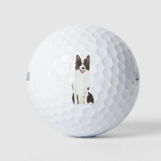 Border Collie Golfball (Vorderseite)