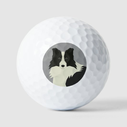 Border Collie Golfball (Vorderseite)