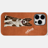Border Collie Grunge Case-Mate iPhone Case (Rückseite (Horizontal))