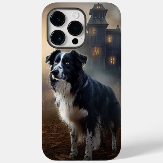Border Collie Halloween Beängstigend Case-Mate iPhone Hülle (Rückseite)