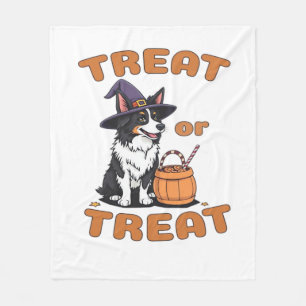 Border Collie Halloween Dog Kostüm "Leckerei oder Fleecedecke