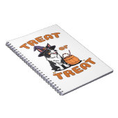 Border Collie Halloween Dog Kostüm "Leckerei oder  Notizblock (Rechte Seite)