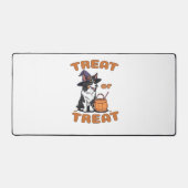 Border Collie Halloween Dog Kostüm "Leckerei oder Schreibtischunterlage (Vorderseite)