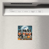 Border Collie Halloween Gruselig Magnet (In Situ (Geschirrspüler))