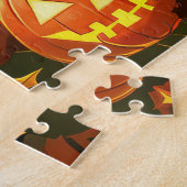 Border Collie Halloween Gruselig Puzzle (Seite)