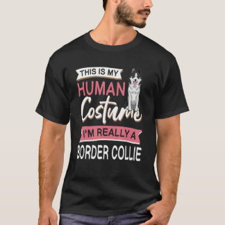 Border Collie Halloween Hund für Border Collie Own T-Shirt