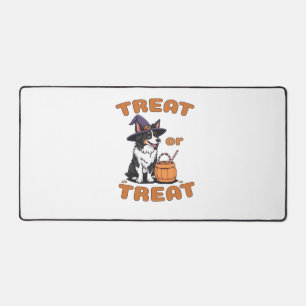 Border Collie Halloween-Hundekostüm �Süßes oder Sa Schreibtischunterlage