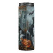 Border Collie Halloween Night Doggy Delight Thermosbecher (Rückseite)