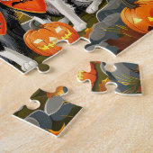 Border Collie Halloween Spooky Puzzle (Seite)