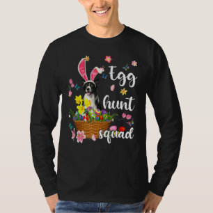 Border Collie Happy Ostertag Osterfest farbiges Ei T-Shirt