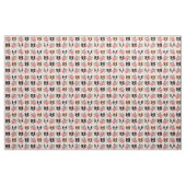 Border Collie hat rosa Flora Stoff (Fat Quarter (45,7 x 55,9 cm))