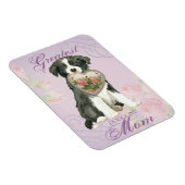 Border Collie Heart Mama Magnet (Rechte Seite)