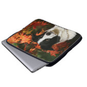 Border-Collie-HerbstHeadshot Laptopschutzhülle (Vorne Knopf)