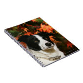 Border-Collie-HerbstHeadshot Notizblock (Rechte Seite)