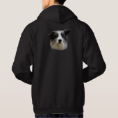 Border-Collie (hinterer Druck) Hoodie (Rückseite)