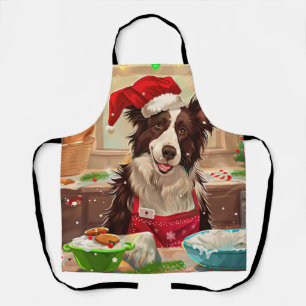Border Collie Holiday Baking: Feierliche Weihnacht Schürze