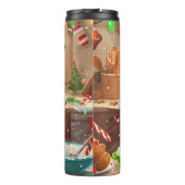 Border Collie Holiday Baking: Feierliche Weihnacht Thermosbecher (Rückseite)