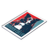 Border Collie Hope Parody Poster Notizblock (Linke Seite)