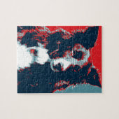 Border Collie Hope Parody Poster Puzzle (Horizontal)