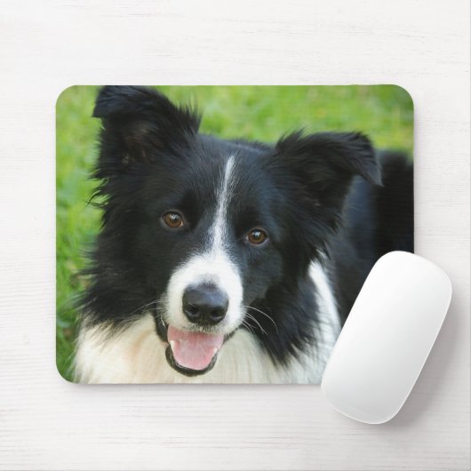 Border-Collie-Hund addieren Text-Haustier Mousepad (Mit Mouse)