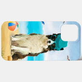 Border Collie Hund am Strand Case-Mate iPhone Hülle (Rückseite (Horizontal))