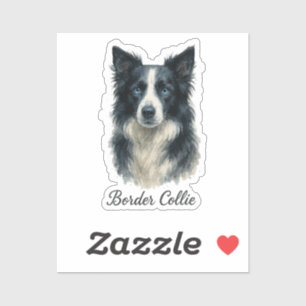 Border Collie Hund Aufkleber
