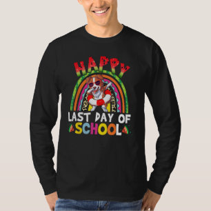 Border Collie Hund Dabbing Wassermelone Pool Lehre T-Shirt