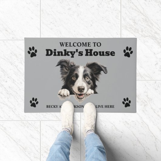 Border Collie Hund Fußmatte (Indoor)