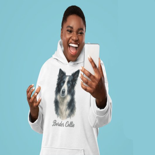 Border Collie Hund Hoodie