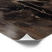 Border Collie Hund im Wind 001 - Yacobsen Deros Poster (Ecke)