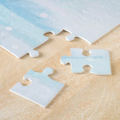 Border Collie Hund in Christmas Delivery LKW Schne Puzzle (Seite)