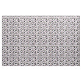 Border Collie Hund lila Flora Stoff (Yard (91,4 cm))