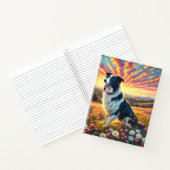 Border Collie Hund Notizblock (Innenseite)