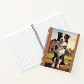 Border Collie Hund Notizblock (Innenseite)