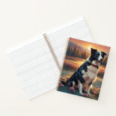 Border Collie Hund Notizblock (Innenseite)