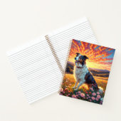 Border Collie Hund Notizblock (Innenseite)