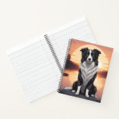 Border Collie Hund Notizblock (Innenseite)