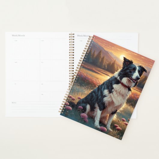 Border Collie Hund Planer (Anzeige)