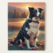 Border Collie Hund Planer (Rückseite)