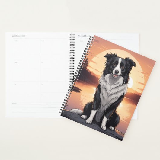 Border Collie Hund Planer (Anzeige)