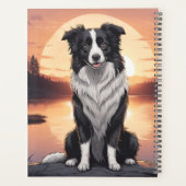 Border Collie Hund Planer (Rückseite)