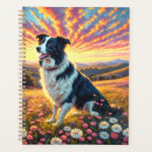 Border Collie Hund Planer (Vorderseite)