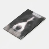 Border-Collie-Hund Post-it Klebezettel (angewinkelt)