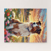 Border Collie Hund Puzzle (Horizontal)
