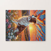 Border Collie Hund Puzzle (Horizontal)