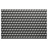 Border Collie Hund Silhouette Haustier Stoff (Fat Quarter (45,7 x 55,9 cm))