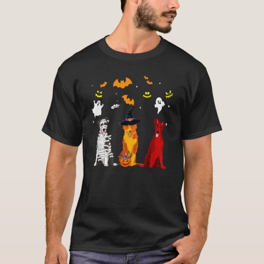 Border Collie Hund T-Shirt (Vorderseite)