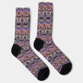Border Collie Hund Valentinstag Socken (Rechts)