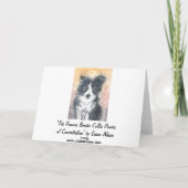 Border-Collie-Hund Videogamers, Konzentration Karte (Rückseite)