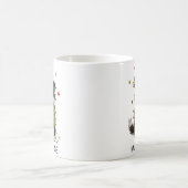 Border Collie Hund Weihnachtslicht Sweater Kaffeetasse (Mittel)